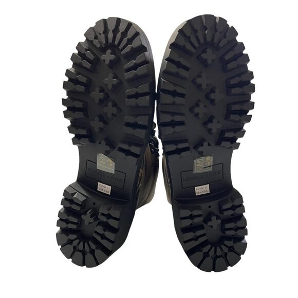 Kendall + Kylie Women's New Green Camo Print Chunky Combat Boots Size 6 - Picture 7 of 8